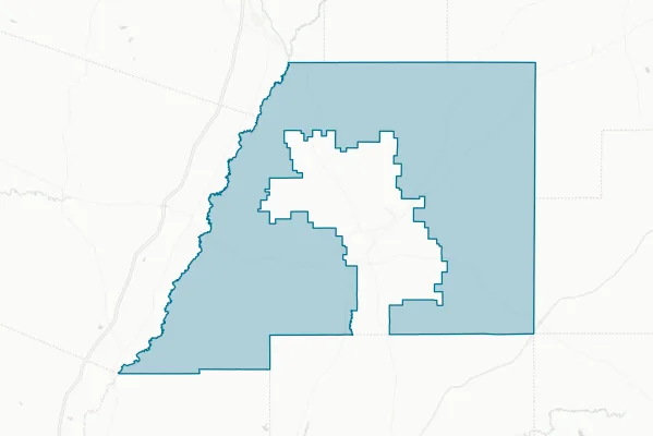 Attala County School District — detail map