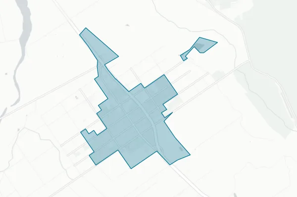 City of Greenfield — detail map