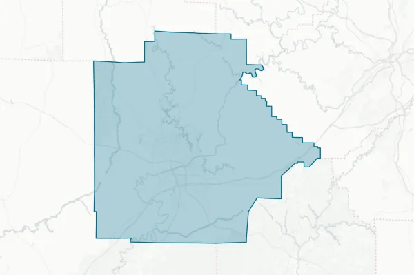 Tuscaloosa County Commission — detail map