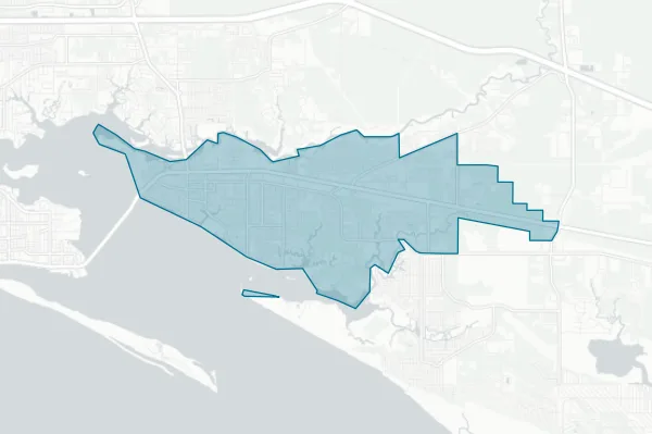 City of Ocean Springs — detail map