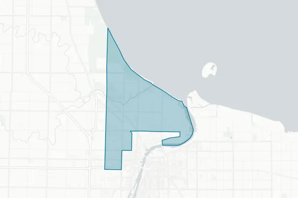 Bangor Township Schools — detail map