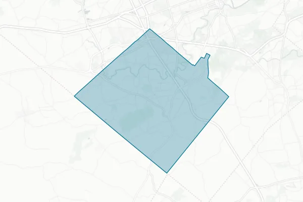 East Penn School District — detail map