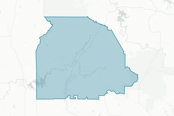 Gilmer County Board of Education — detail map