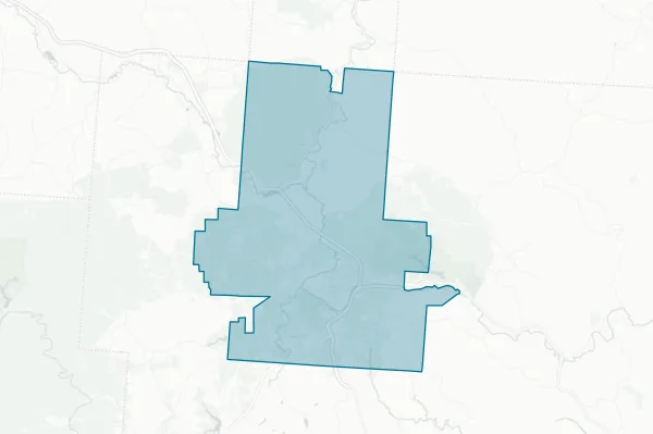 Athens City School District — detail map