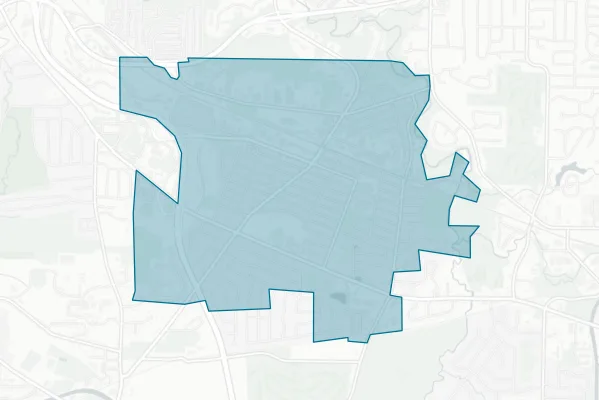 East Rochester Union Free School District — detail map