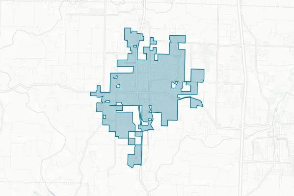 City of Nixa — detail map