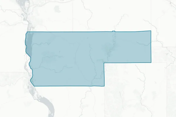 School District of La Farge — detail map