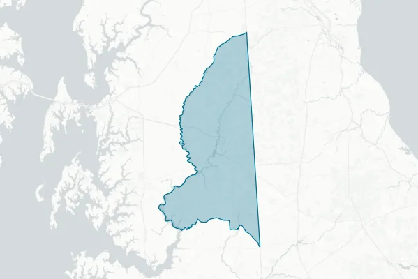 Caroline County Commissioners — detail map