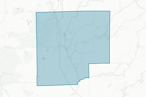 Bartholomew County — detail map