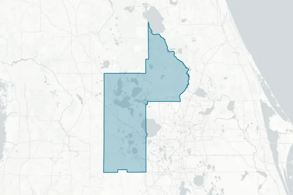 Lake County — detail map