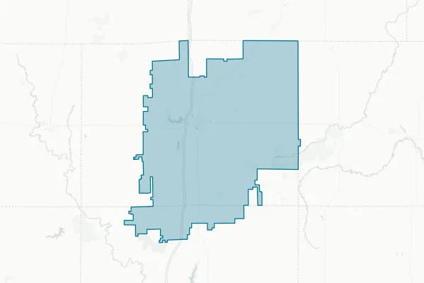 Clarke Community School District — detail map
