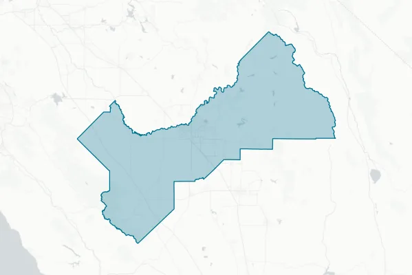 County of Fresno — detail map