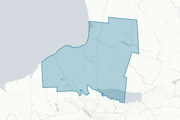 Town of Mexico — detail map