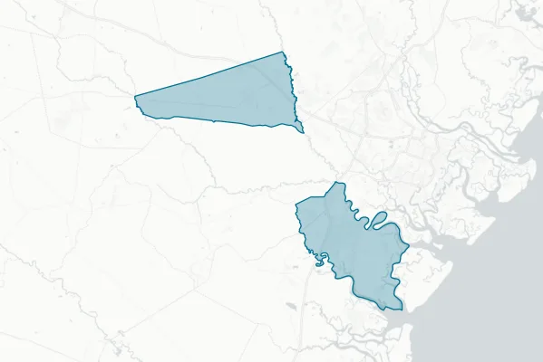 Bryan County Board of Education — detail map