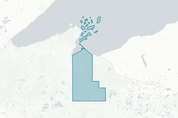 School District of Mellen — detail map