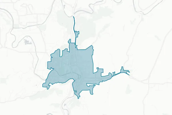 City of Roseburg — detail map