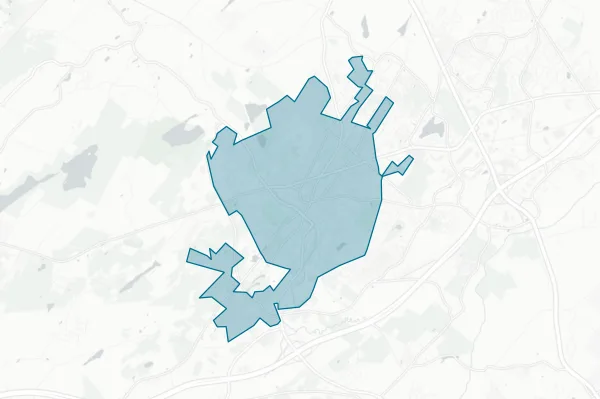 City of Middletown — detail map