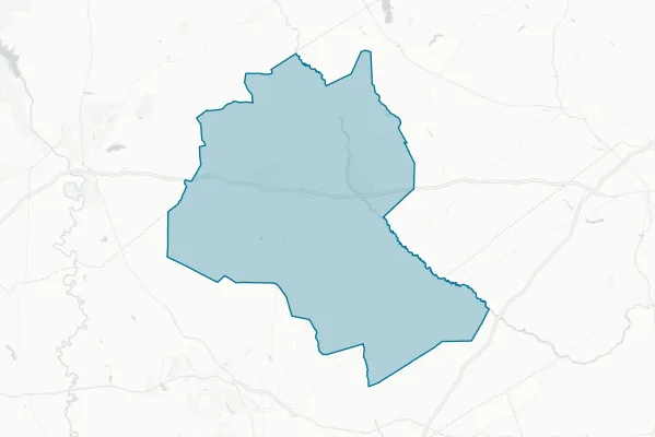 Lee County — detail map