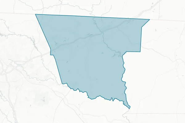 Cherokee County — detail map