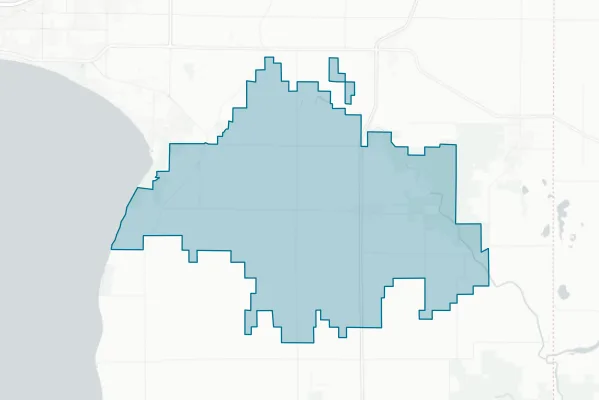 Hilbert School District — detail map