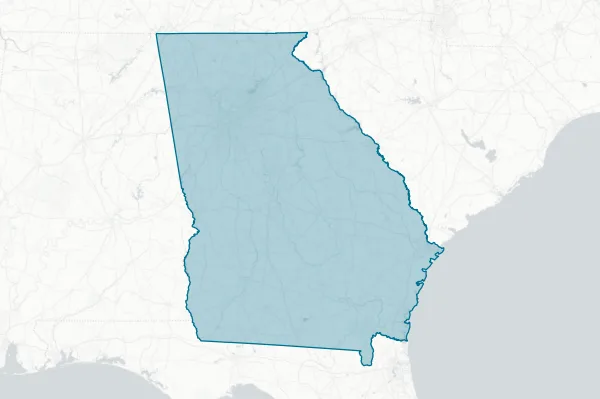 State of Georgia/state Accounting Office — detail map