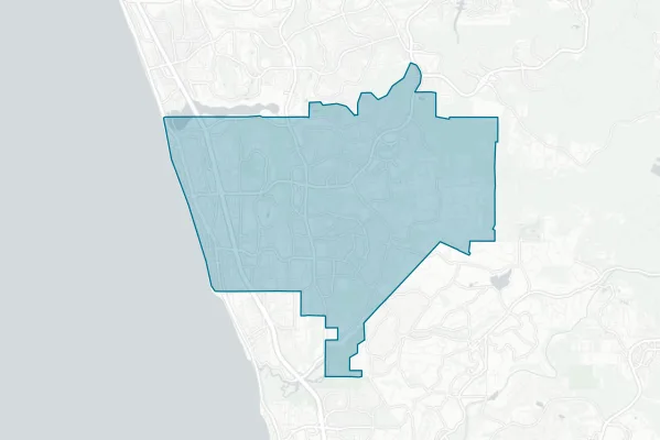 Encinitas Union Elementary School District — detail map