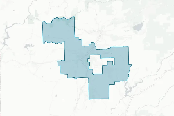 Grass Valley Elementary School District — detail map