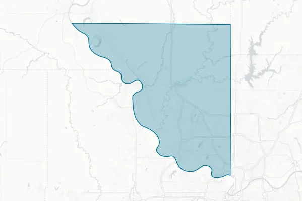 County of Platte — detail map