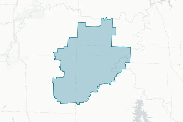 El Dorado Springs R-II School District — detail map