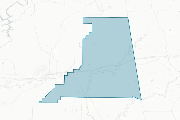 Cleburne County Board of Education — detail map