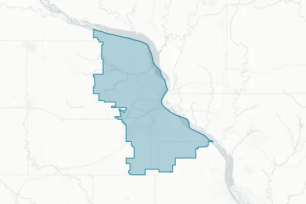 Dubuque Community School District — detail map