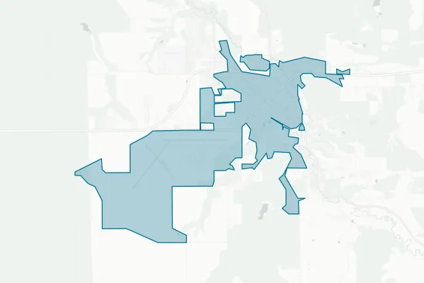 City of Lewistown — detail map
