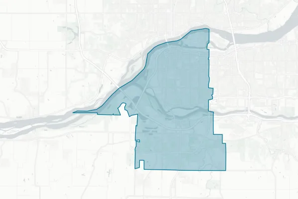Rock Island County Regional Office of Education #49 — detail map