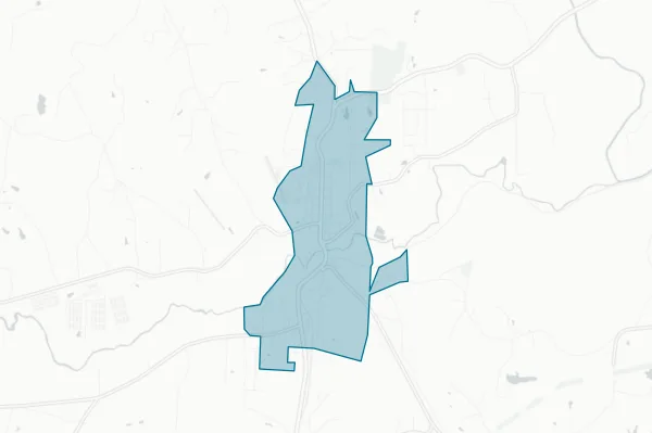 Town of Walnut Cove — detail map