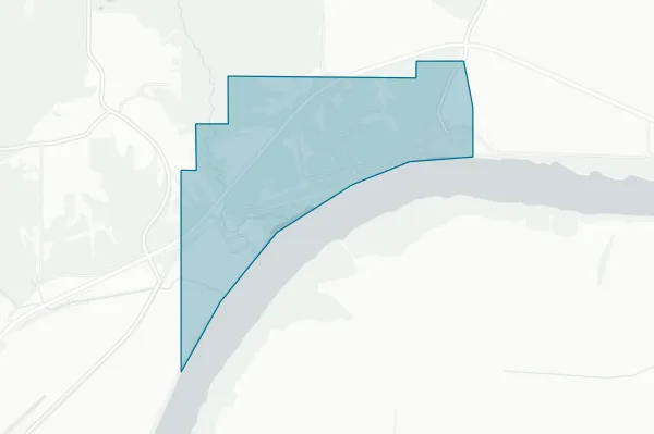 City of Mosby Missouri — detail map