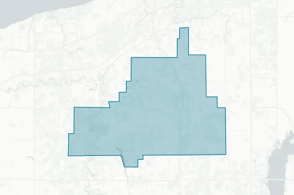 Jefferson Area Local School District — detail map