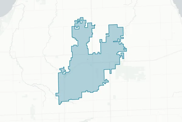 Bad Axe Public Schools — detail map