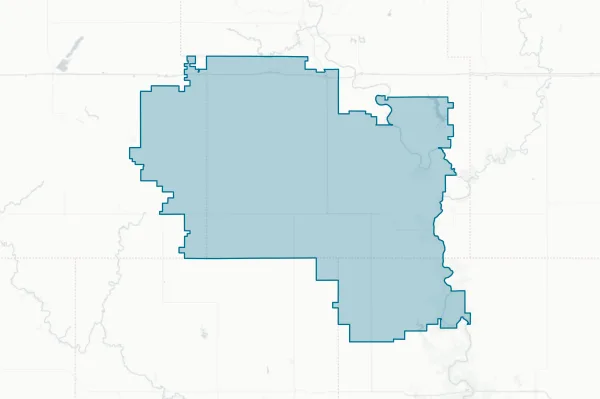 Prairie Valley Community School District — detail map
