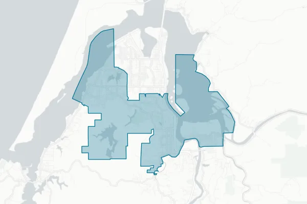 City of Coos Bay — detail map