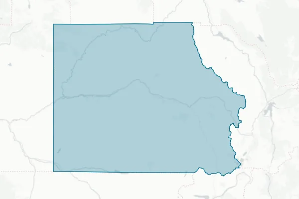 County of Eagle — detail map