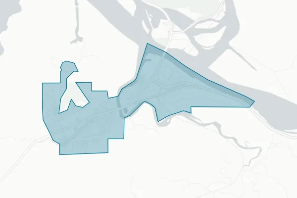 City of Reedsport — detail map