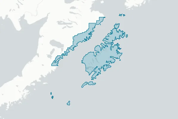 Kodiak Island Borough — detail map
