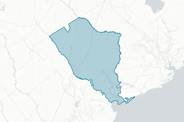 Colleton County School District — detail map