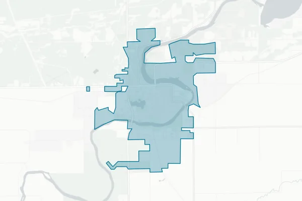 City of Ladysmith — detail map