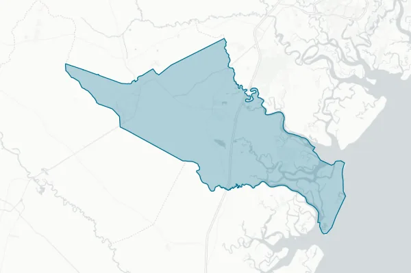Liberty County Board of Education — detail map