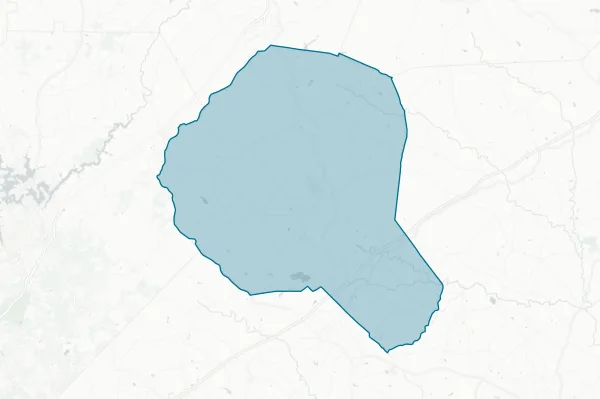 Banks County — detail map