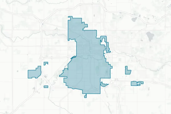City of Lansing — detail map