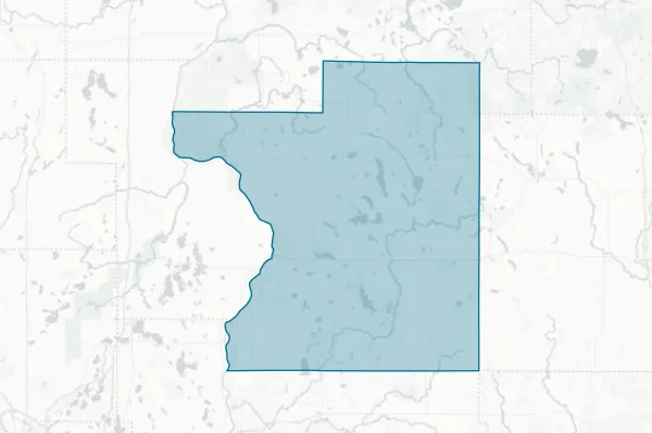 School District of Luck — detail map