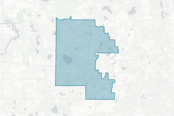 Lake Zurich Community Unit School District No. 95 — detail map