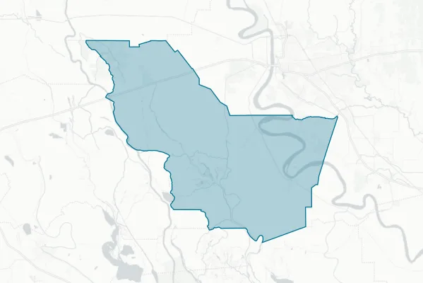 Iberville Parish School Board — detail map